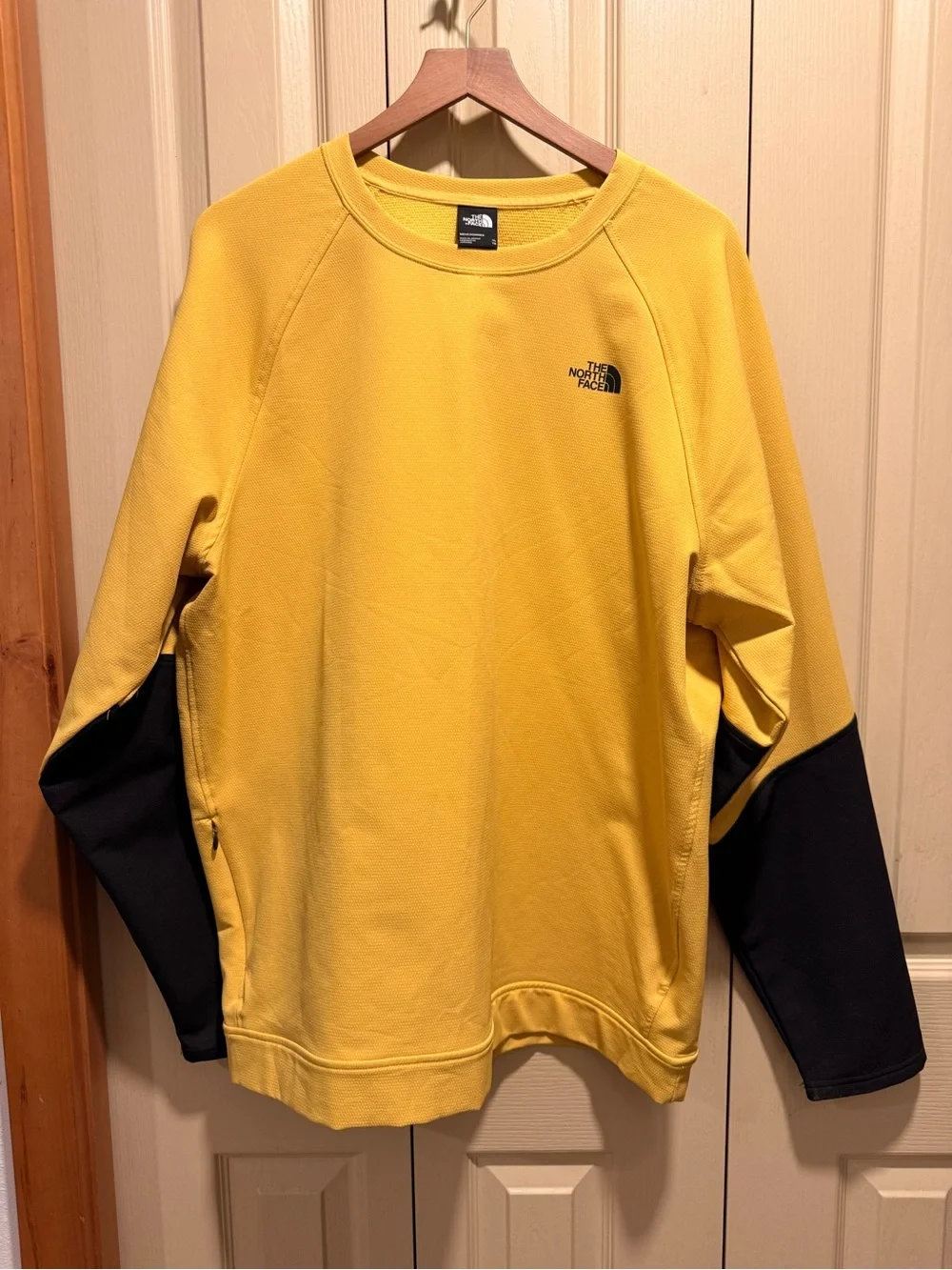 The North Face Yellow & Black Lightweight Crew Sweatshirt